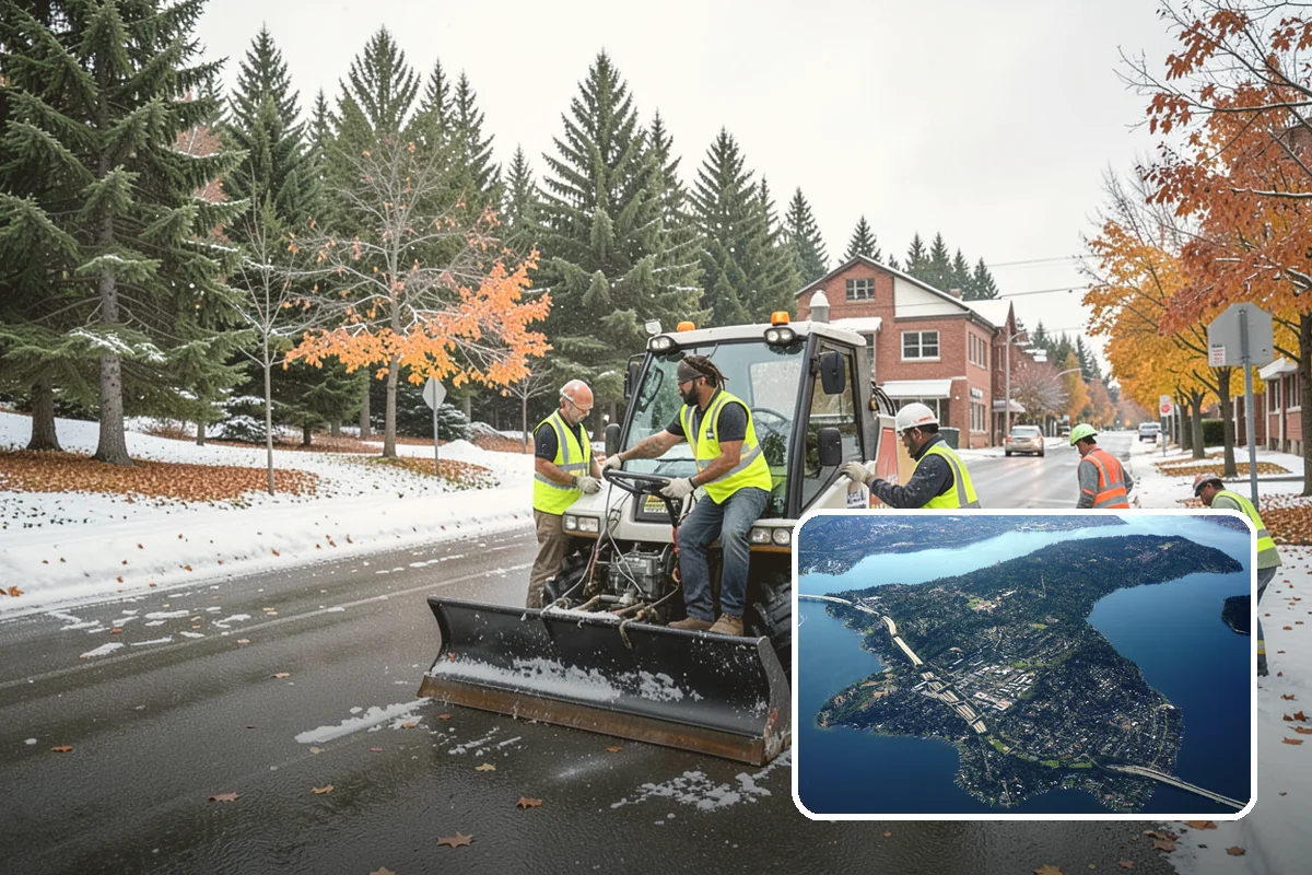 Senior Center Grounds Maintenance in Mercer Island, King County, WA - Heightened focus on slip, trip, and fall hazards