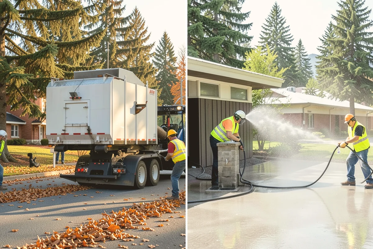 Senior Center Grounds Maintenance in Mount Vernon, Skagit County, WA - Assess walkways and entrances for mobility and slip hazards