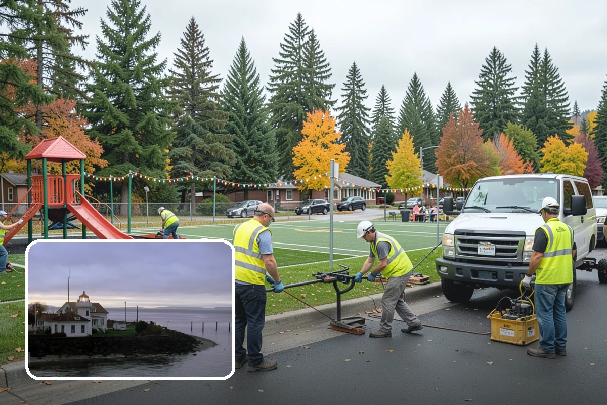 Senior Center Grounds Maintenance in Mukilteo, Snohomish County, WA - Heightened focus on slip, trip, and fall hazards