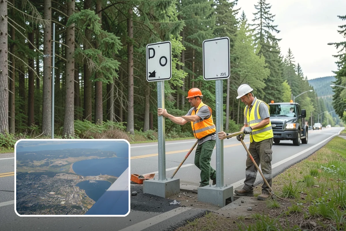 Senior Center Grounds Maintenance in Oak Harbor, Island County, WA - Heightened focus on slip, trip, and fall hazards