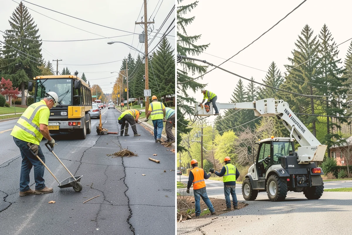 Senior Center Grounds Maintenance in Orting, Pierce County, WA - Assess walkways and entrances for mobility and slip hazards