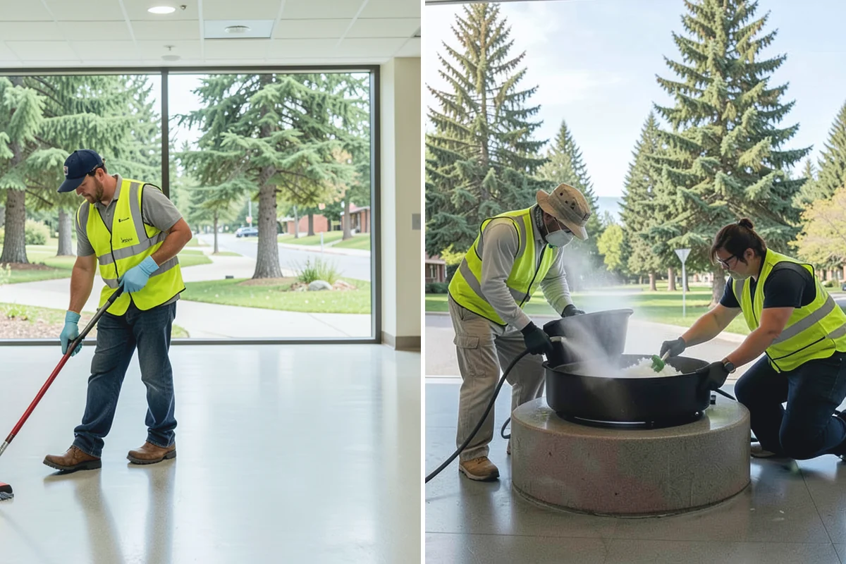 Senior Center Grounds Maintenance in Redmond, King County, WA - Assess walkways and entrances for mobility and slip hazards