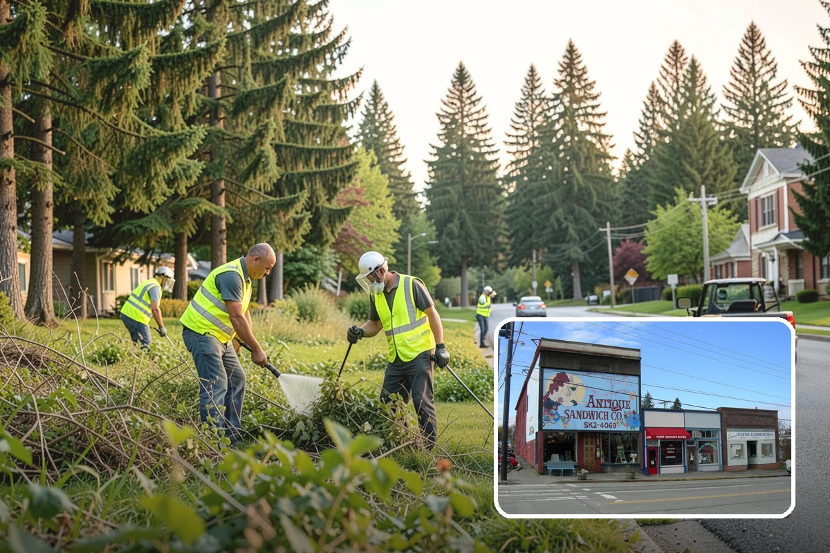Senior Center Grounds Maintenance in Ruston, Pierce County, WA - Heightened focus on slip, trip, and fall hazards