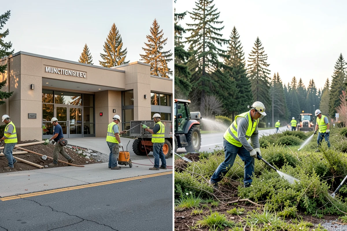 Senior Center Grounds Maintenance in Sedro-Woolley, Skagit County, WA - Assess walkways and entrances for mobility and slip hazards