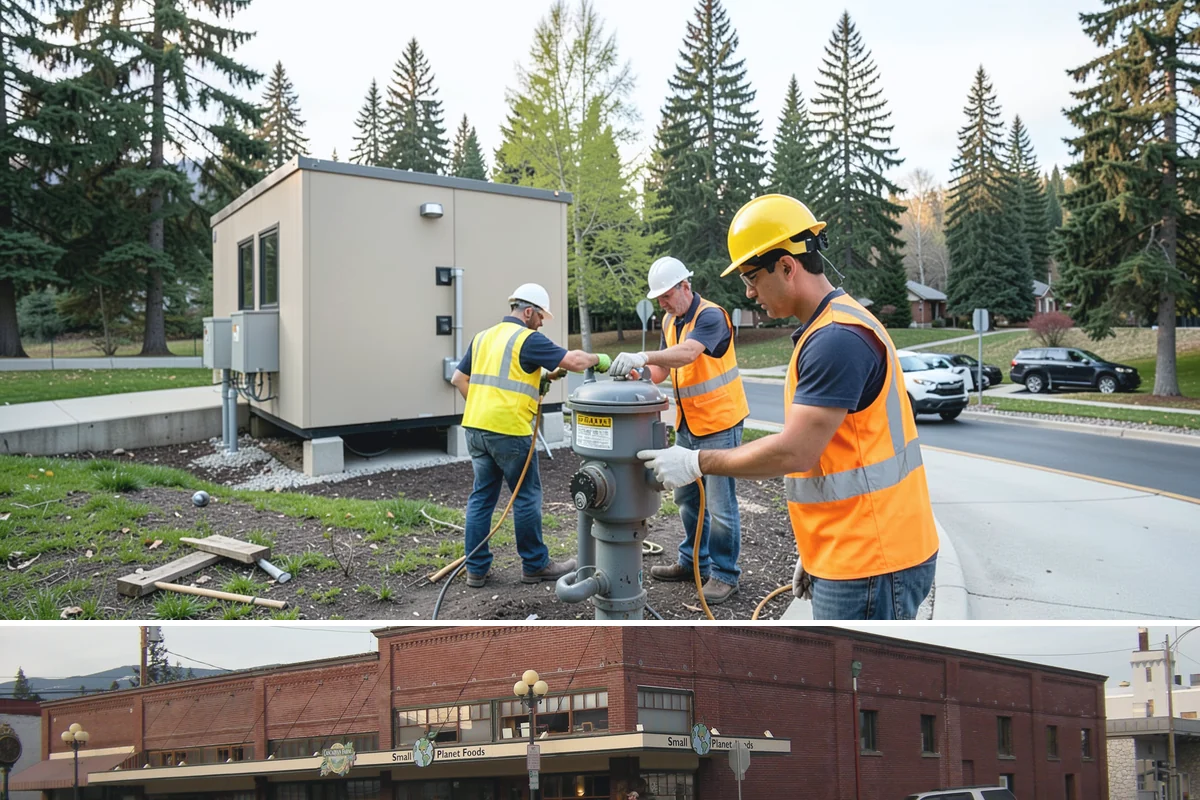 Senior Center Grounds Maintenance in Sedro-Woolley, Skagit County, WA - Moss and leaf removal on walkways is most critical through the wet months from October to March.