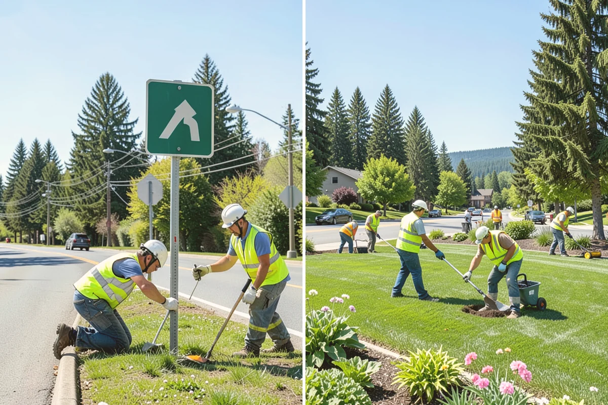 Senior Center Grounds Maintenance in Snohomish, Snohomish County, WA - Assess walkways and entrances for mobility and slip hazards