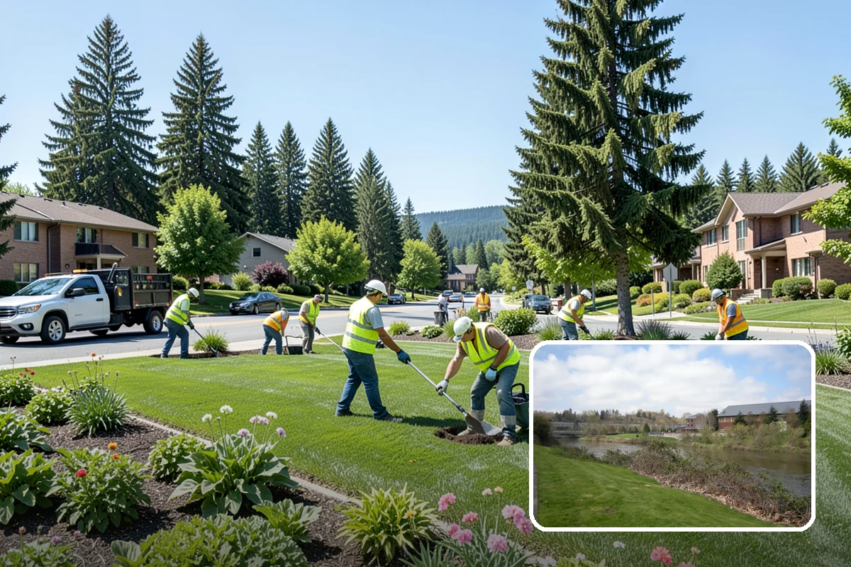 Senior Center Grounds Maintenance in Tukwila, King County, WA - Heightened focus on slip, trip, and fall hazards