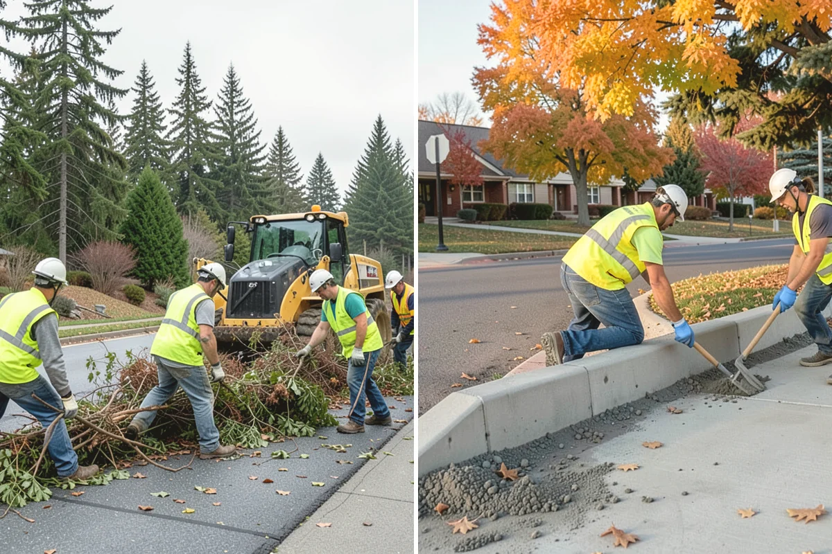 Senior Center Grounds Maintenance in Yarrow Point, King County, WA - Assess walkways and entrances for mobility and slip hazards