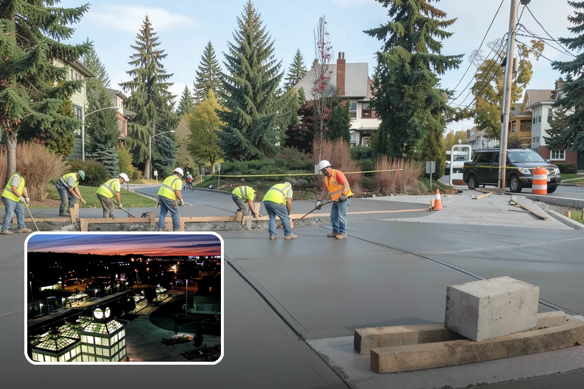 Shade Sail Installation in Auburn, King County, WA - Reduces UV exposure and heat over play and seating areas