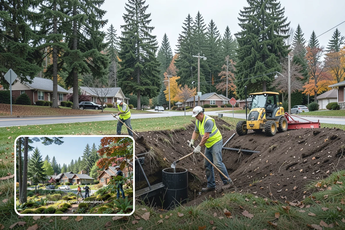 Shade Sail Installation in Edgewood, Pierce County, WA - Reduces UV exposure and heat over play and seating areas