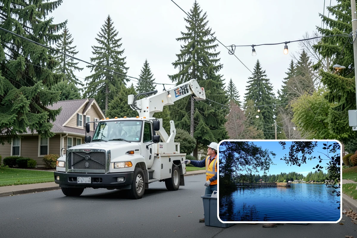 Shade Sail Installation in Federal Way, King County, WA - Reduces UV exposure and heat over play and seating areas