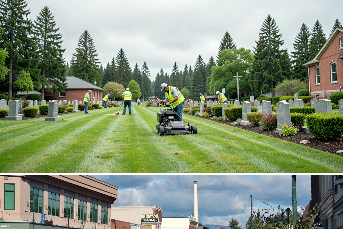 Shade Sail Installation in Monroe, Snohomish County, WA - Shade structures are best installed in spring so they are in place for the sunniest summer months of heaviest park use.