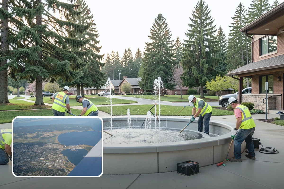 Shade Sail Installation in Oak Harbor, Island County, WA - Reduces UV exposure and heat over play and seating areas