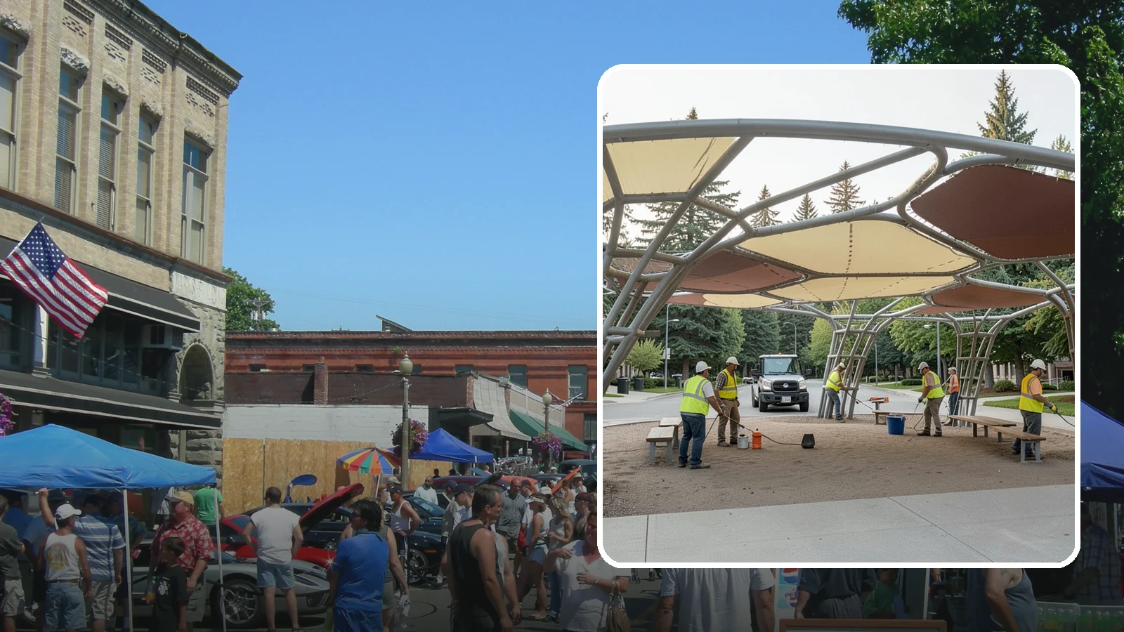 Shade Sail Installation in Snohomish, Snohomish County, WA - Engineered shade sail and structure installation providing UV protection over play areas, seating, and gathering spaces.