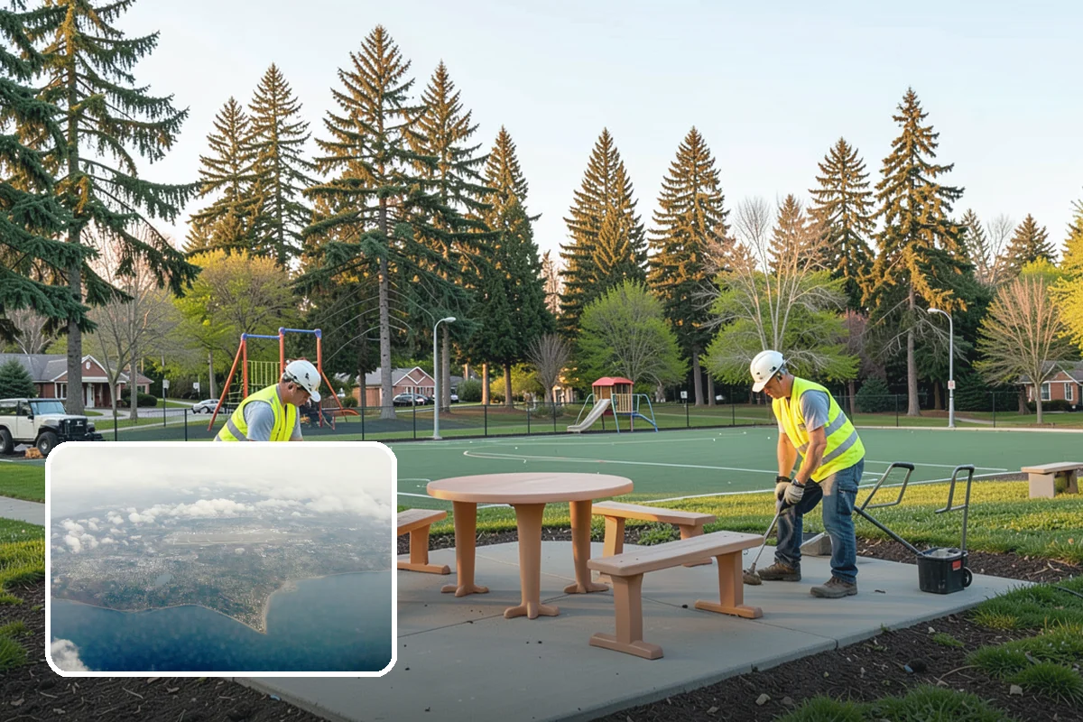 Shoulder Mowing in Burien, King County, WA - Slows pavement-edge deterioration by keeping the shoulder line dry and defined