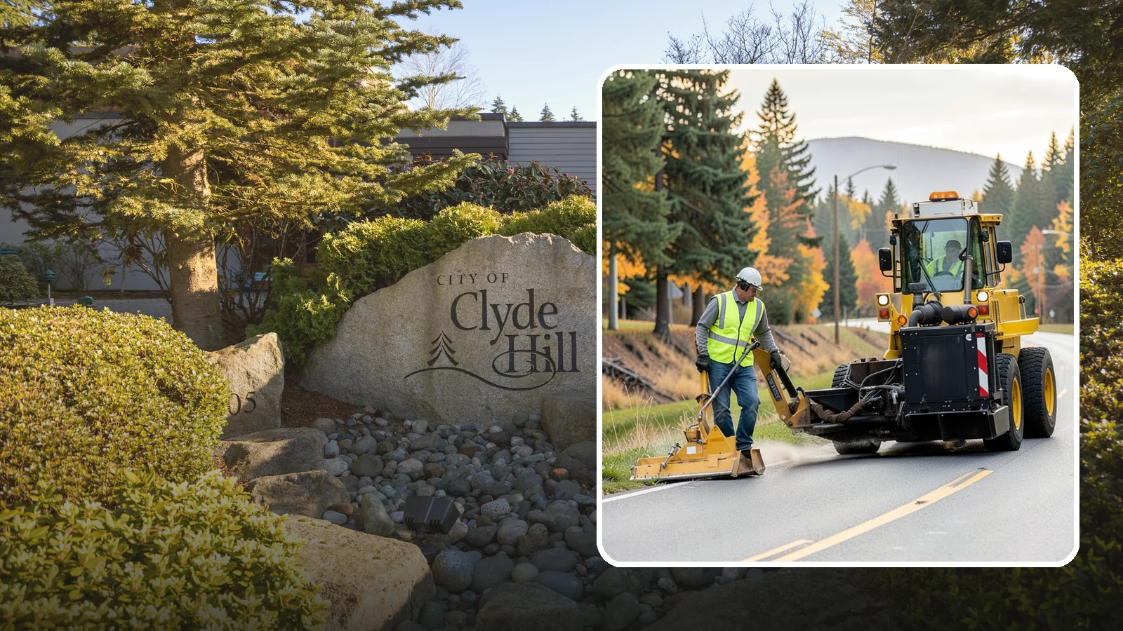 Shoulder Mowing in Clyde Hill, King County, WA - Targeted shoulder mowing that clears the paved-edge vegetation strip to protect pavement integrity and pedestrian safety.