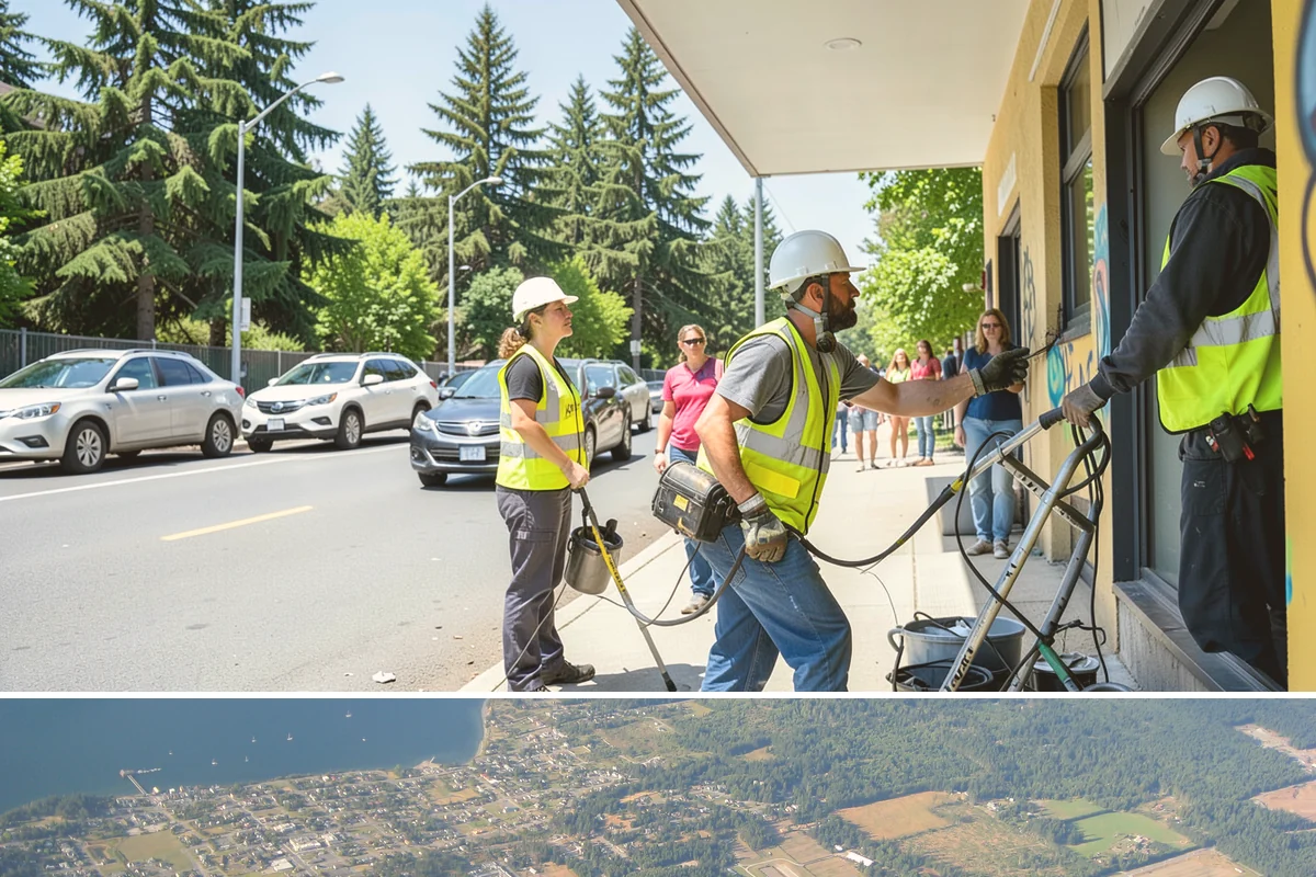 Shoulder Mowing in Coupeville, Island County, WA - Shoulder growth peaks from May through September, and late-summer passes are valuable for removing cured fuels before the...