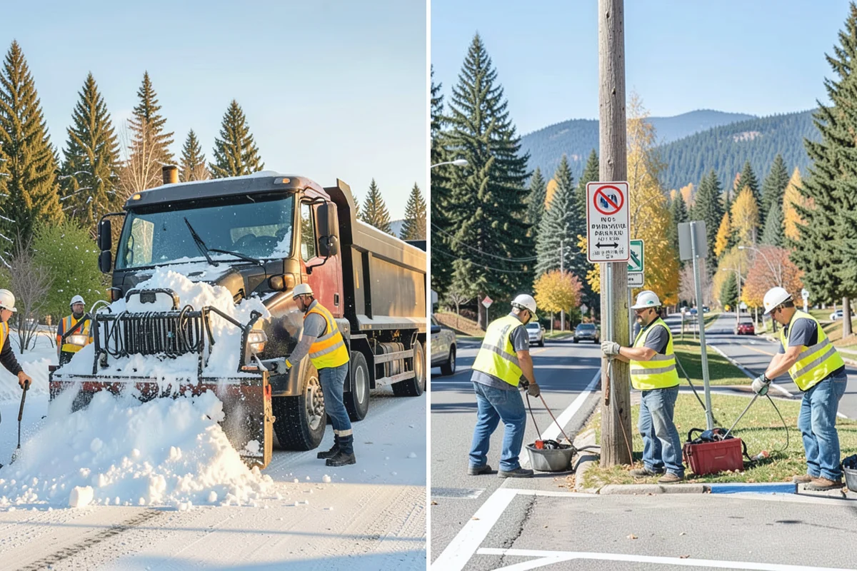 Shoulder Mowing in Des Moines, King County, WA - Identify shoulder segments and obstructions such as posts, hydrants, and mailboxes