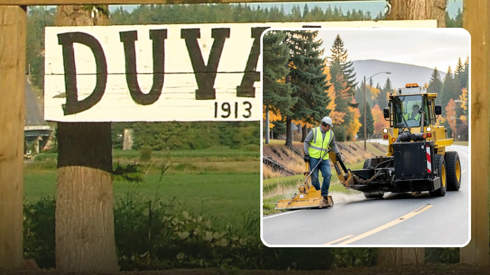 Shoulder Mowing in Duvall, King County, WA - Targeted shoulder mowing that clears the paved-edge vegetation strip to protect pavement integrity and pedestrian safety.