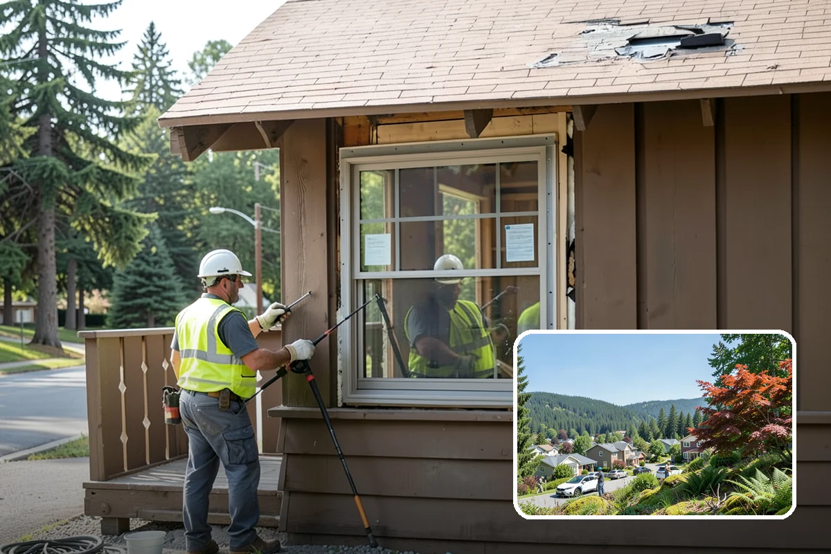 Shoulder Mowing in Index, Snohomish County, WA - Slows pavement-edge deterioration by keeping the shoulder line dry and defined