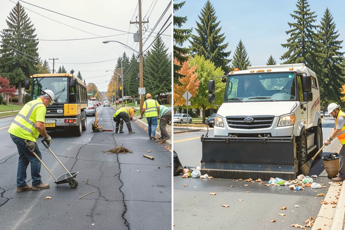 Shoulder Mowing in Index, Snohomish County, WA - Identify shoulder segments and obstructions such as posts, hydrants, and mailboxes
