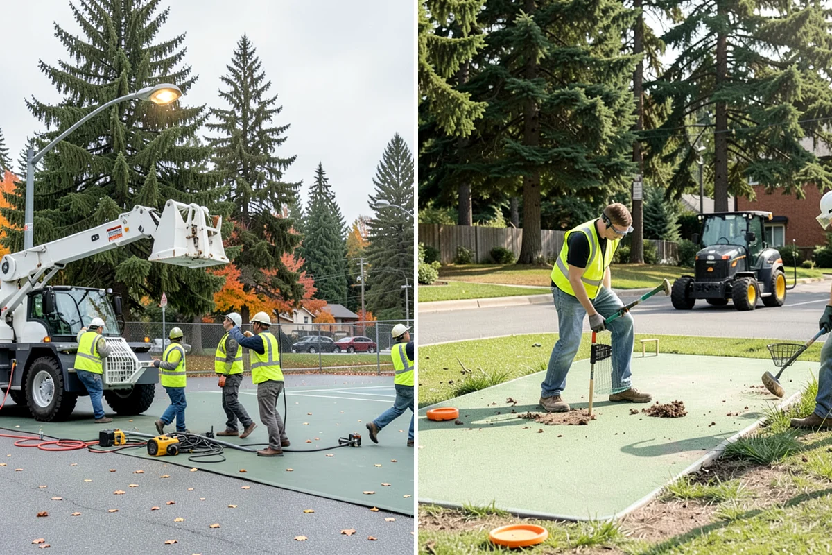 Shoulder Mowing in Kenmore, King County, WA - Identify shoulder segments and obstructions such as posts, hydrants, and mailboxes