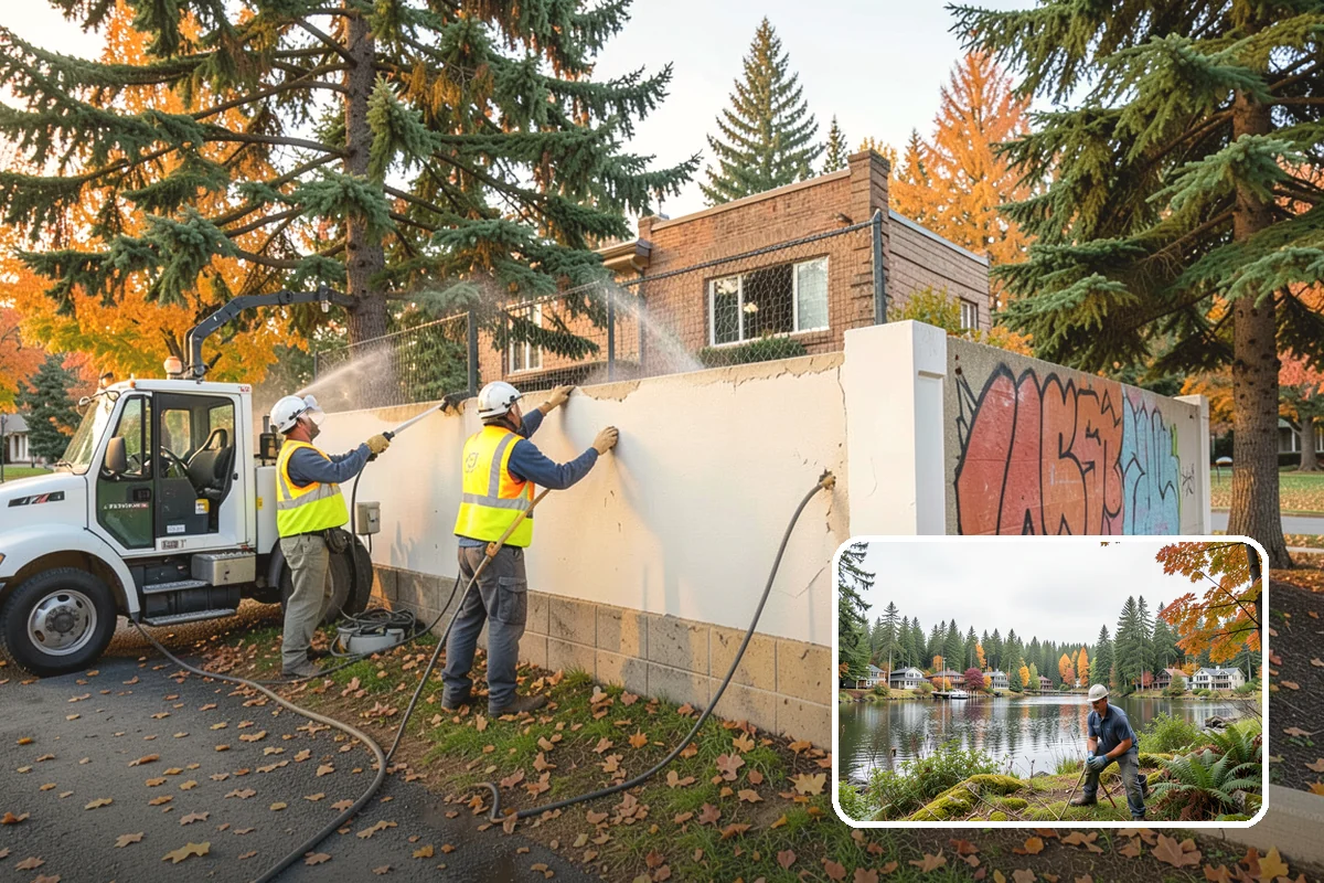 Shoulder Mowing in La Conner, Skagit County, WA - Slows pavement-edge deterioration by keeping the shoulder line dry and defined