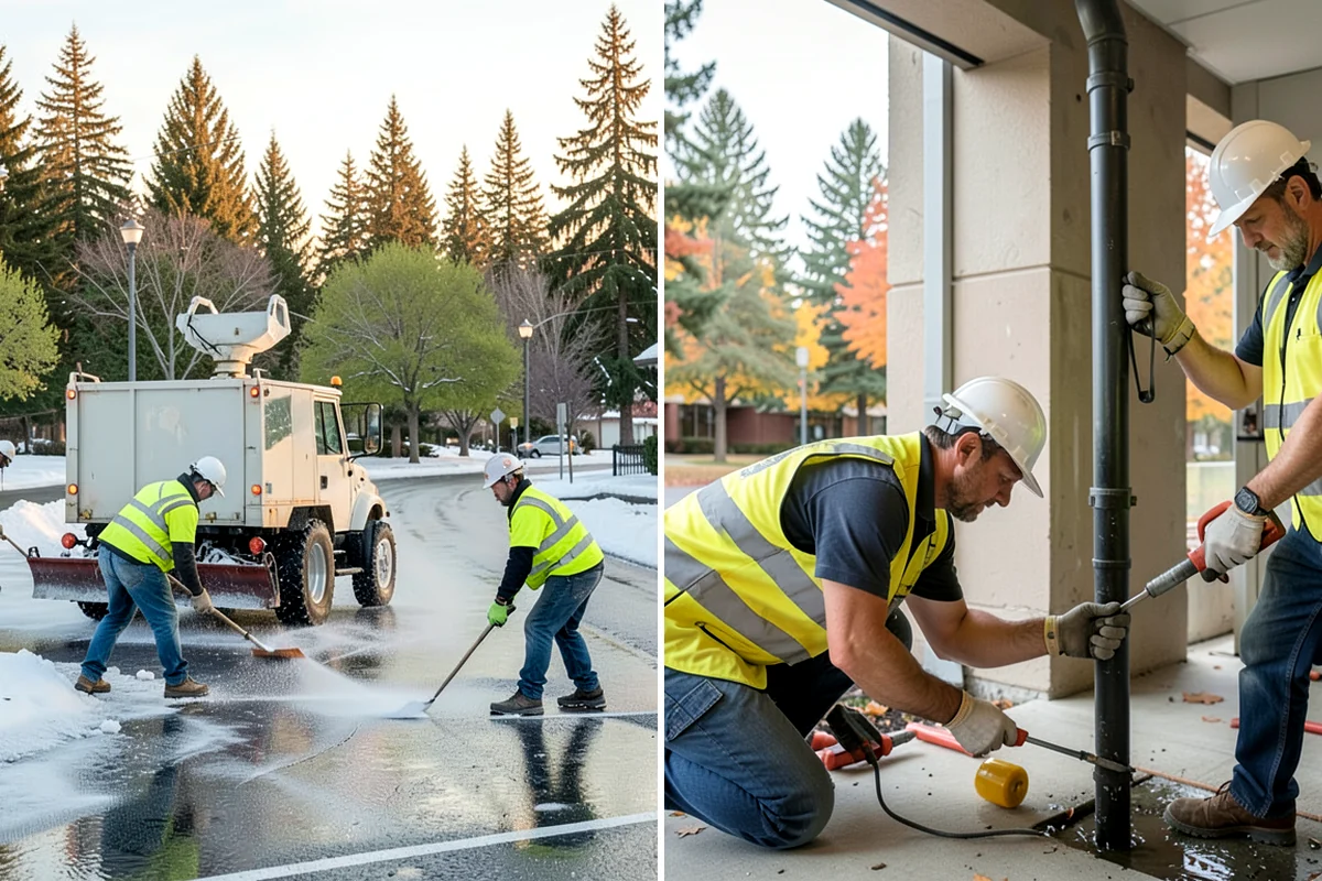 Shoulder Mowing in Lake Forest Park, King County, WA - Identify shoulder segments and obstructions such as posts, hydrants, and mailboxes