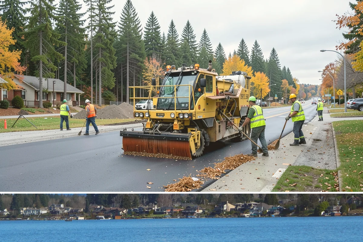 Shoulder Mowing in Lake Stevens, Snohomish County, WA - Shoulder growth peaks from May through September, and late-summer passes are valuable for removing cured fuels before the...