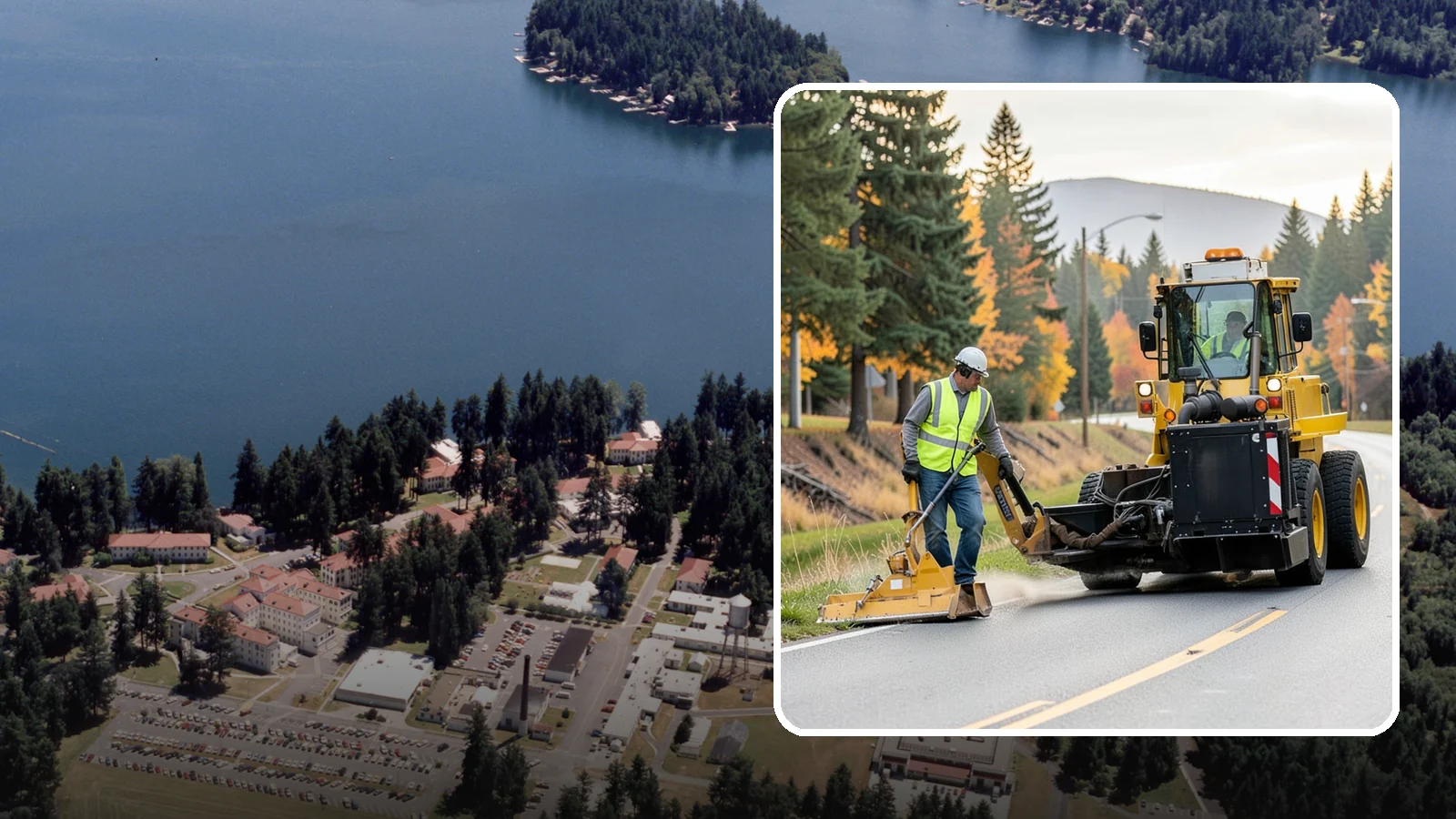 Shoulder Mowing in Lakewood, Pierce County, WA - Targeted shoulder mowing that clears the paved-edge vegetation strip to protect pavement integrity and pedestrian safety.