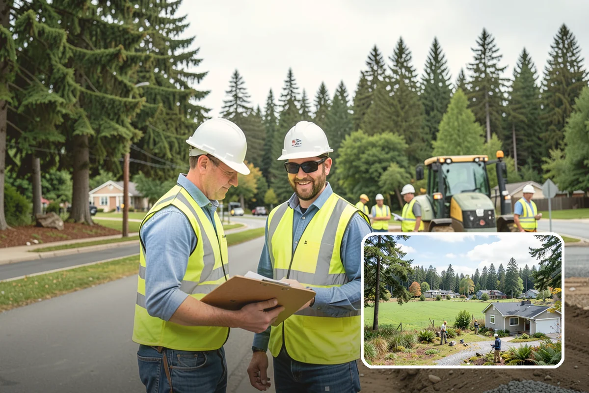 Shoulder Mowing in Lyman, Skagit County, WA - Slows pavement-edge deterioration by keeping the shoulder line dry and defined