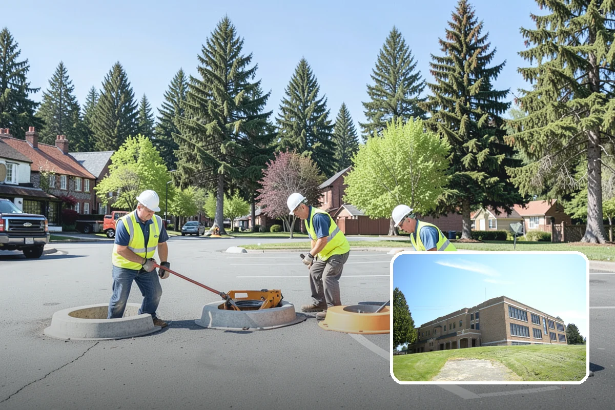 Shoulder Mowing in Maple Valley, King County, WA - Slows pavement-edge deterioration by keeping the shoulder line dry and defined