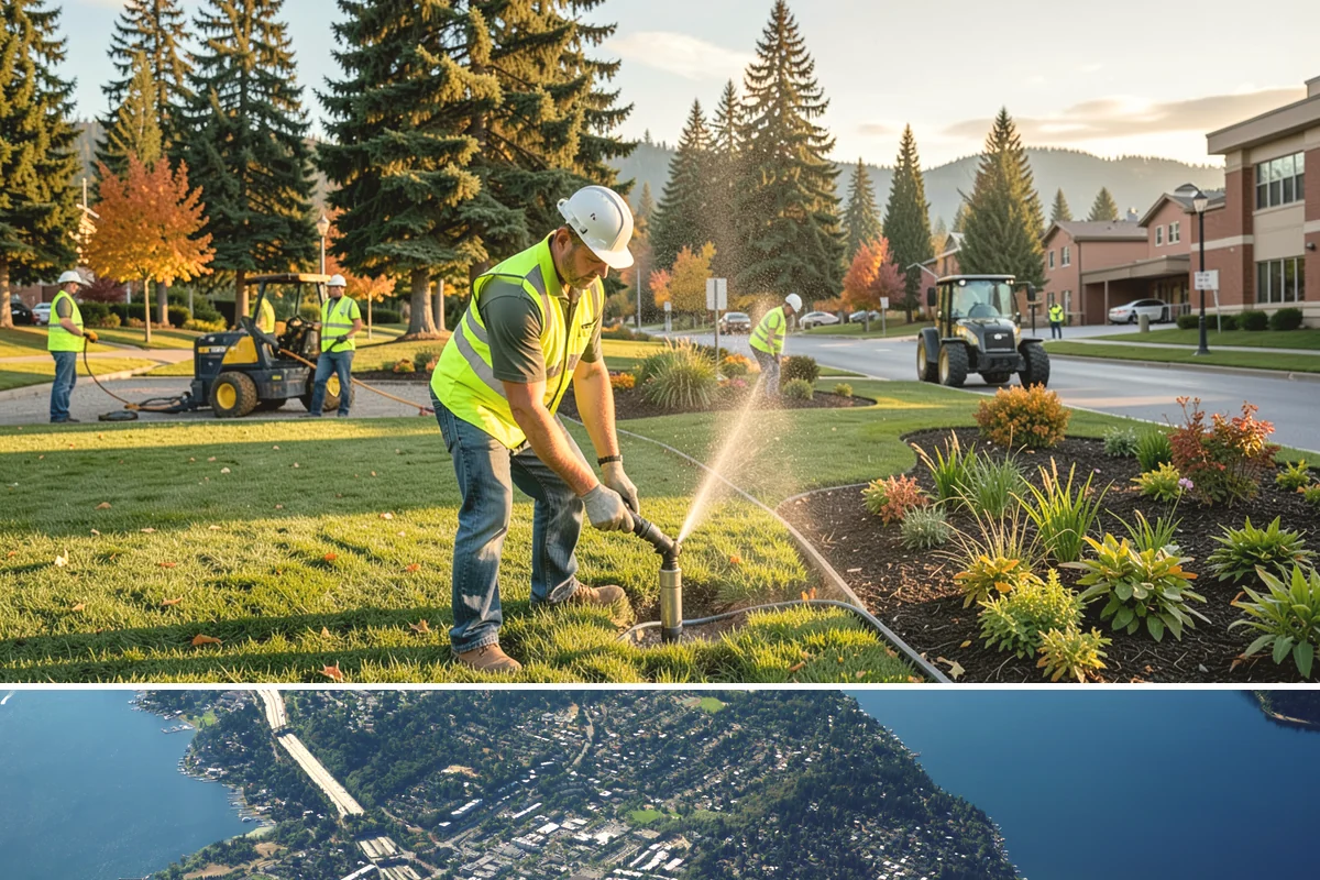 Shoulder Mowing in Mercer Island, King County, WA - Shoulder growth peaks from May through September, and late-summer passes are valuable for removing cured fuels before the...