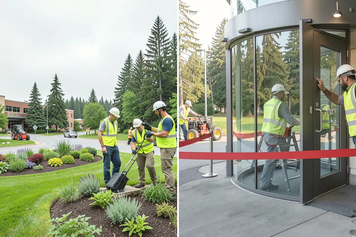 Shoulder Mowing in Monroe, Snohomish County, WA - Identify shoulder segments and obstructions such as posts, hydrants, and mailboxes