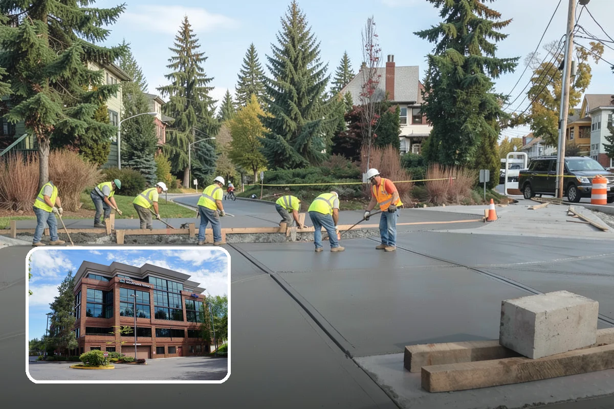 Shoulder Mowing in Mountlake Terrace, Snohomish County, WA - Slows pavement-edge deterioration by keeping the shoulder line dry and defined
