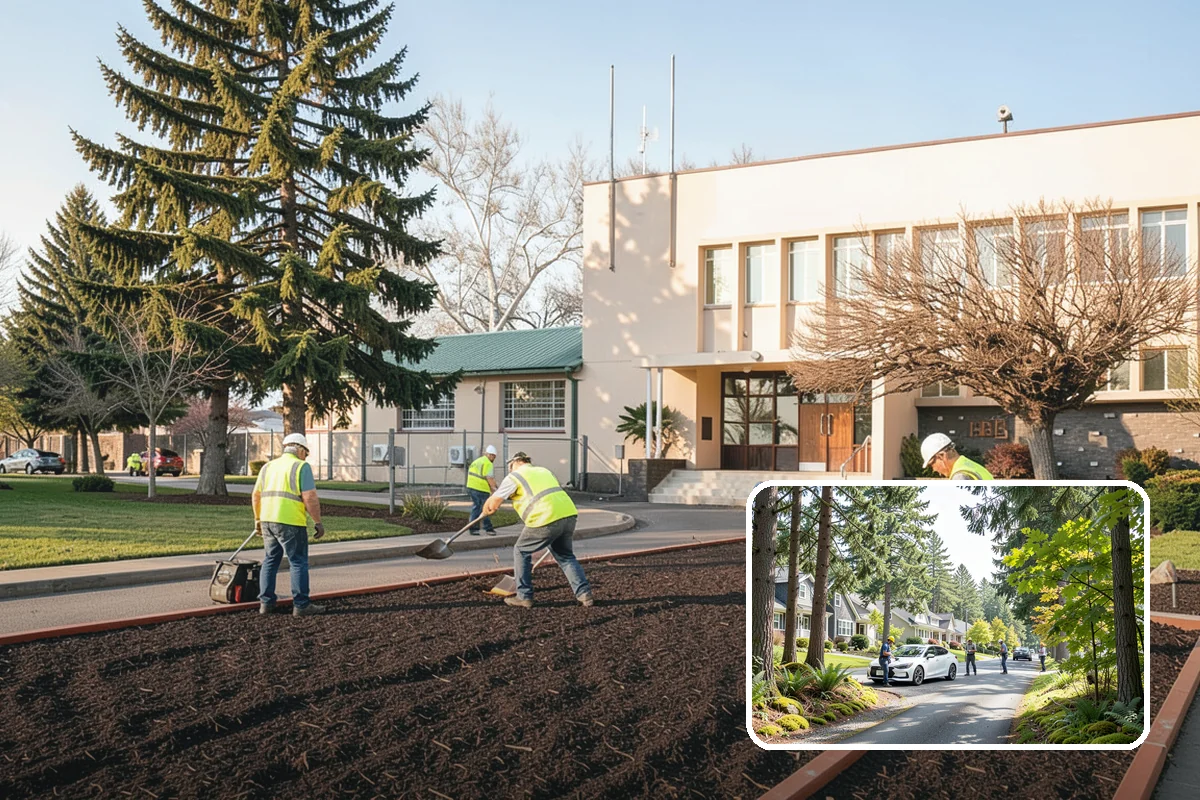 Shoulder Mowing in Normandy Park, King County, WA - Slows pavement-edge deterioration by keeping the shoulder line dry and defined