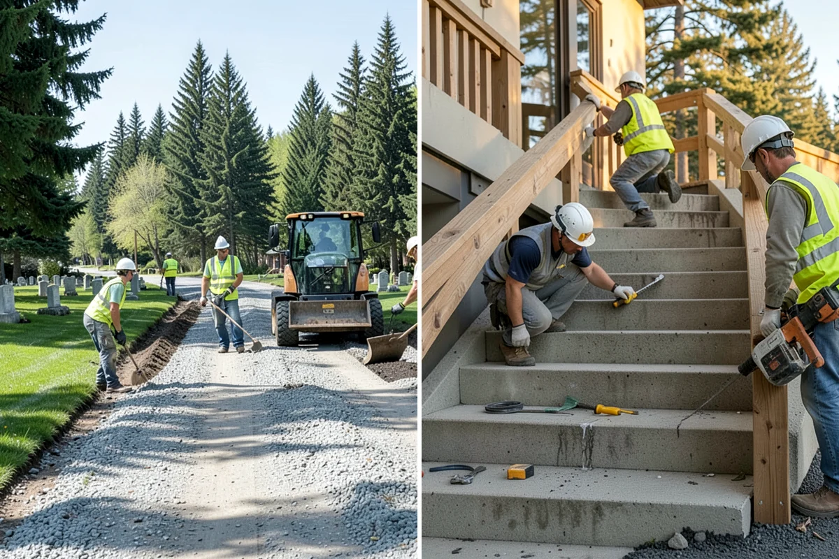 Shoulder Mowing in Pacific, King County, WA - Identify shoulder segments and obstructions such as posts, hydrants, and mailboxes