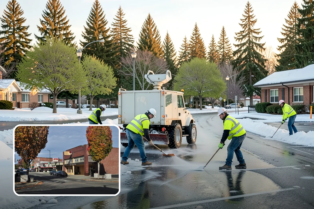 Shoulder Mowing in Puyallup, Pierce County, WA - Slows pavement-edge deterioration by keeping the shoulder line dry and defined