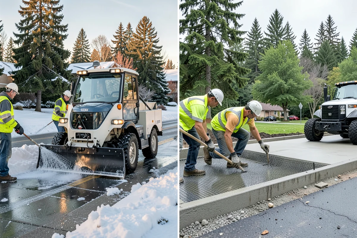 Shoulder Mowing in SeaTac, King County, WA - Identify shoulder segments and obstructions such as posts, hydrants, and mailboxes