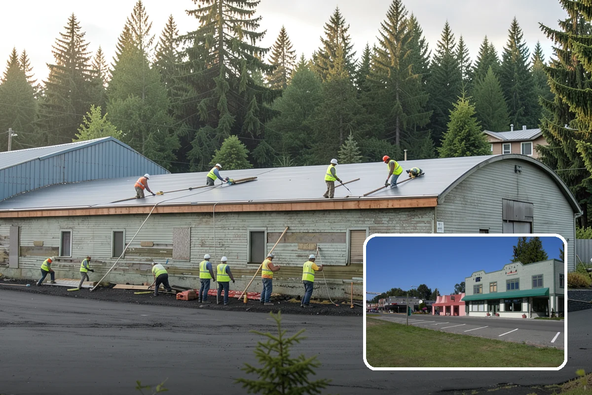 Shoulder Mowing in Snoqualmie, King County, WA - Slows pavement-edge deterioration by keeping the shoulder line dry and defined