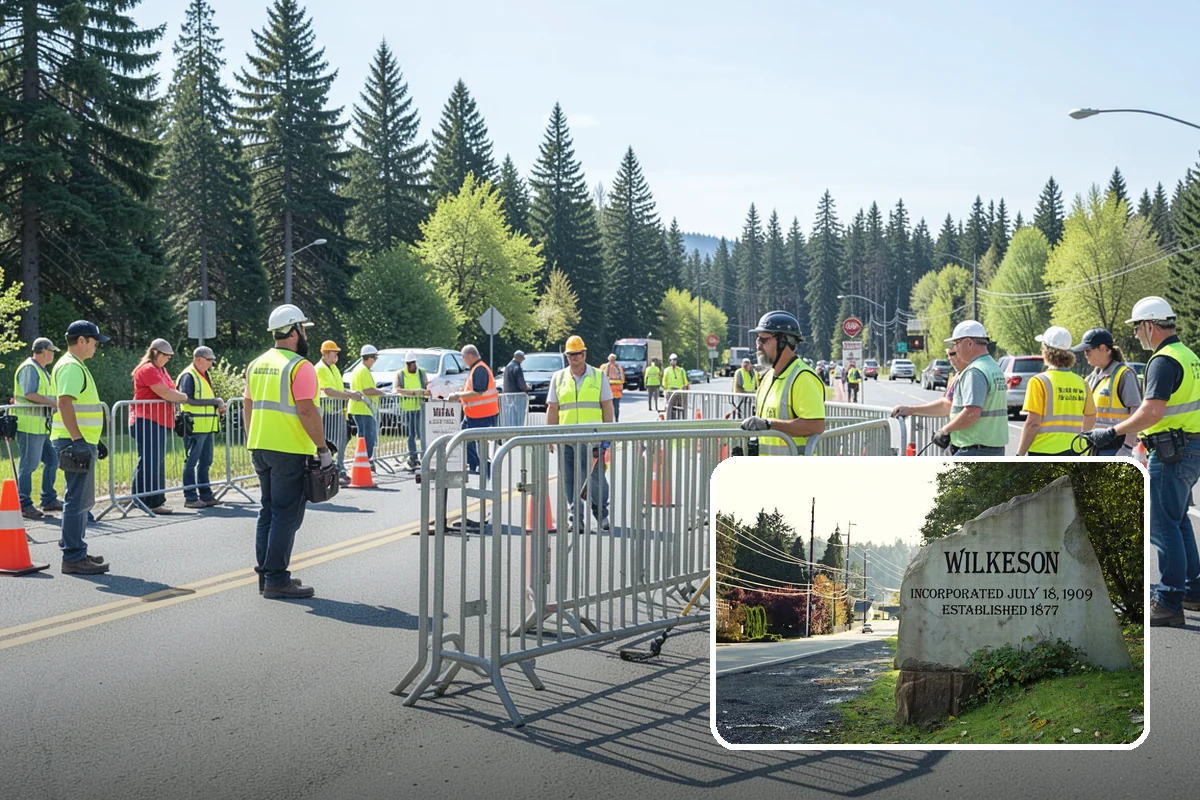 Shoulder Mowing in Wilkeson, Pierce County, WA - Slows pavement-edge deterioration by keeping the shoulder line dry and defined