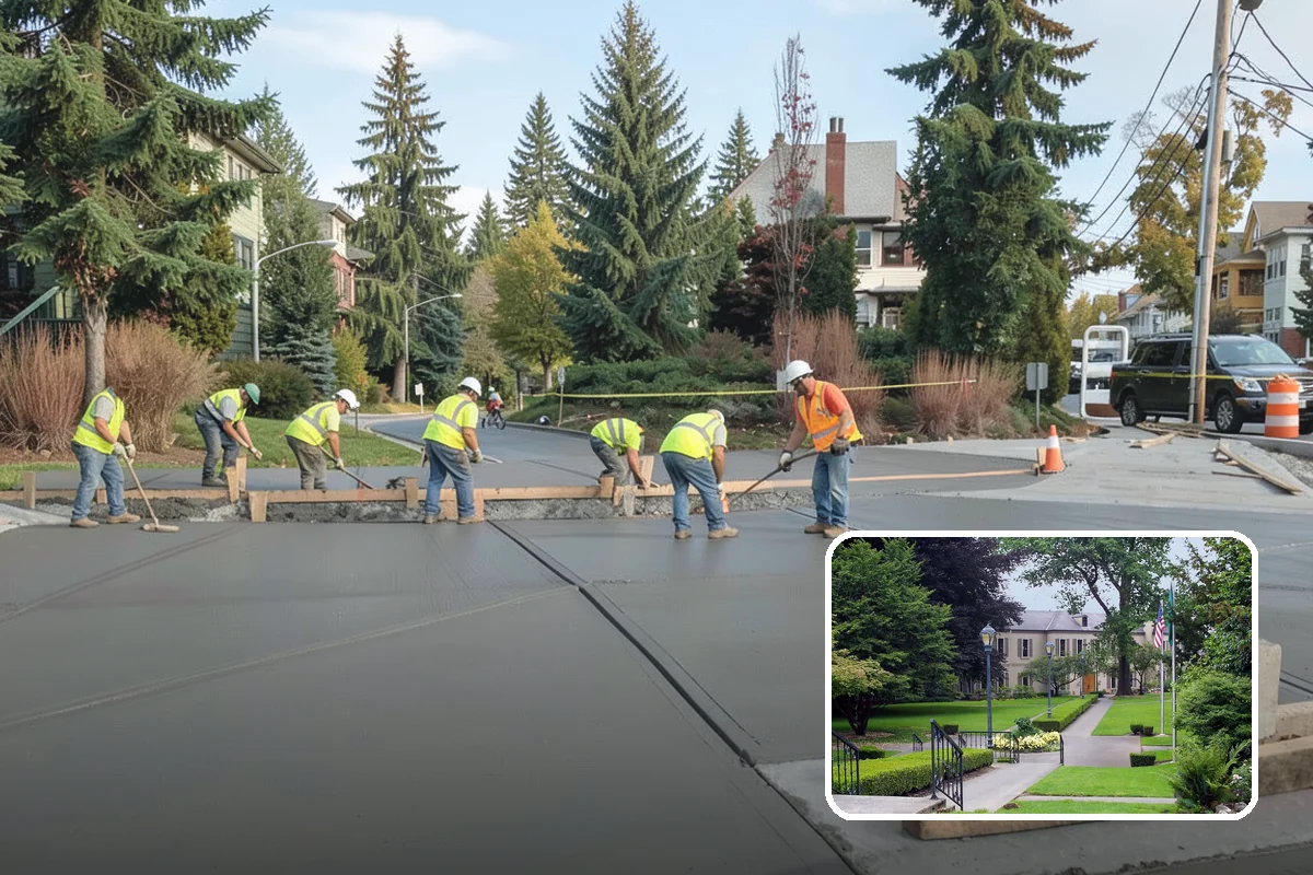 Shoulder Mowing in Woodinville, King County, WA - Slows pavement-edge deterioration by keeping the shoulder line dry and defined