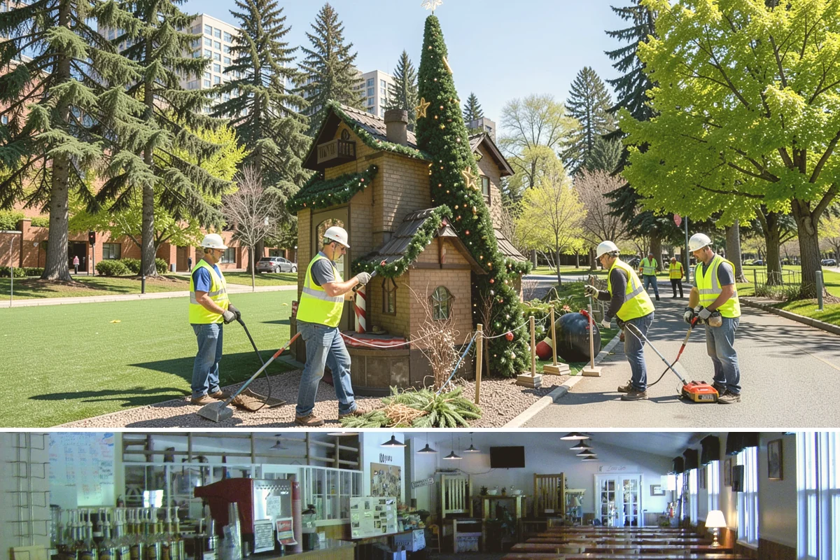 Shrub Maintenance in Black Diamond, King County, WA - Most structural pruning is done in late winter and early spring before growth flushes, with light shaping and clearance cuts...
