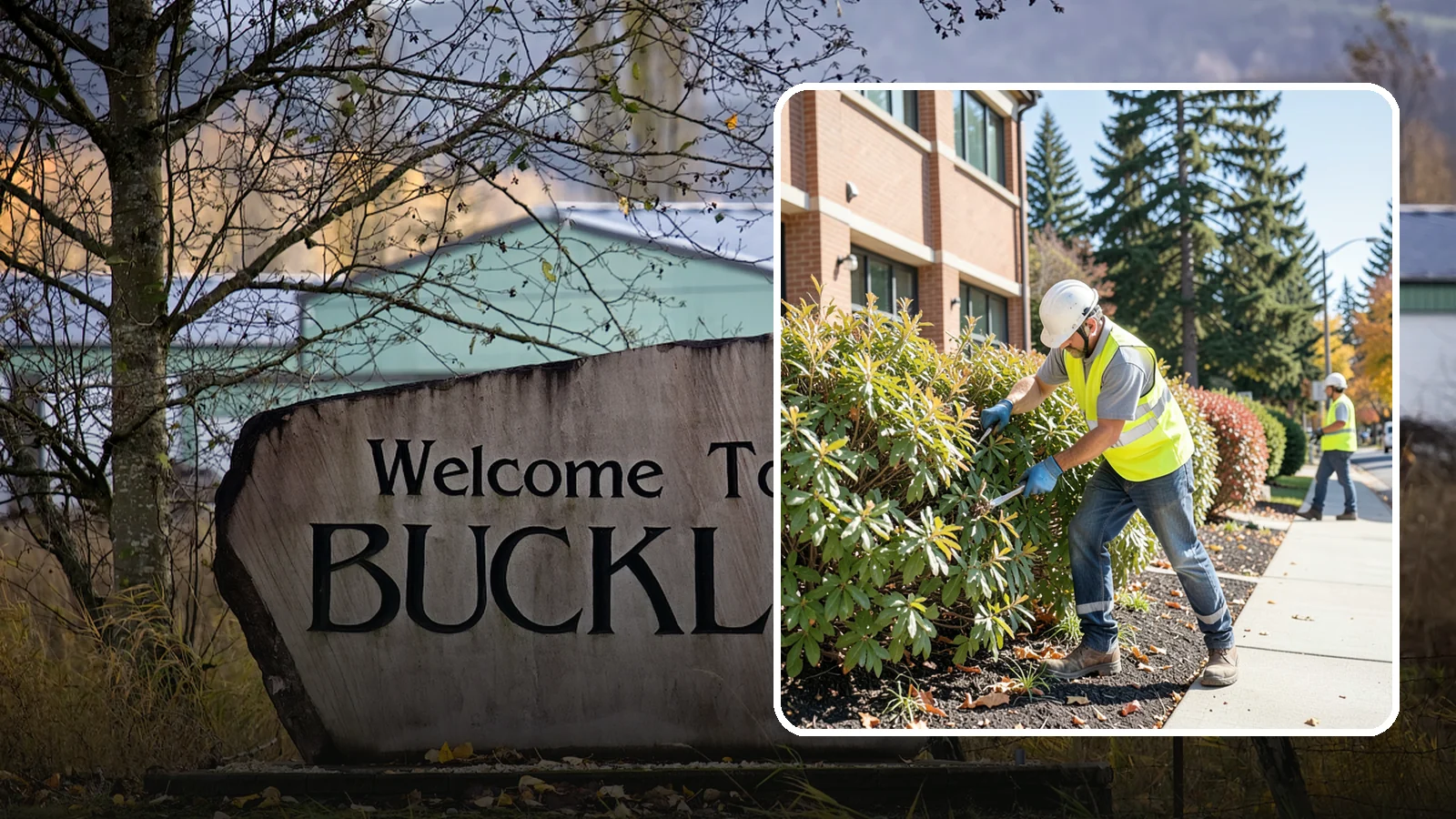 Shrub Maintenance in Buckley, Pierce County, WA - Professional pruning and care of public shrubs to keep plantings healthy, shaped, and clear of walkways.