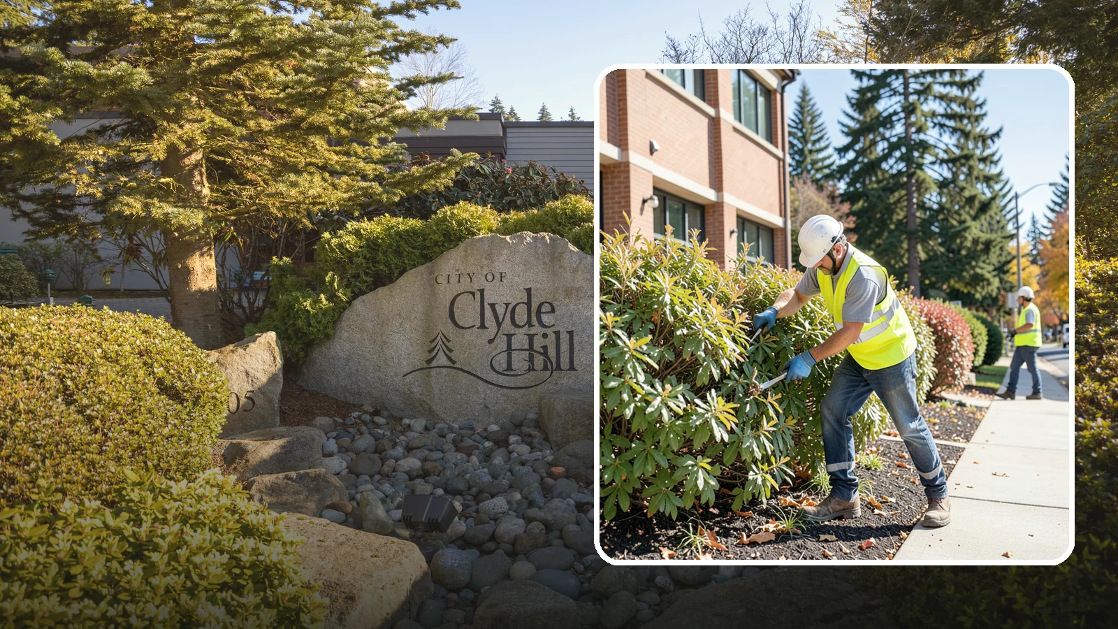 Shrub Maintenance in Clyde Hill, King County, WA - Professional pruning and care of public shrubs to keep plantings healthy, shaped, and clear of walkways.