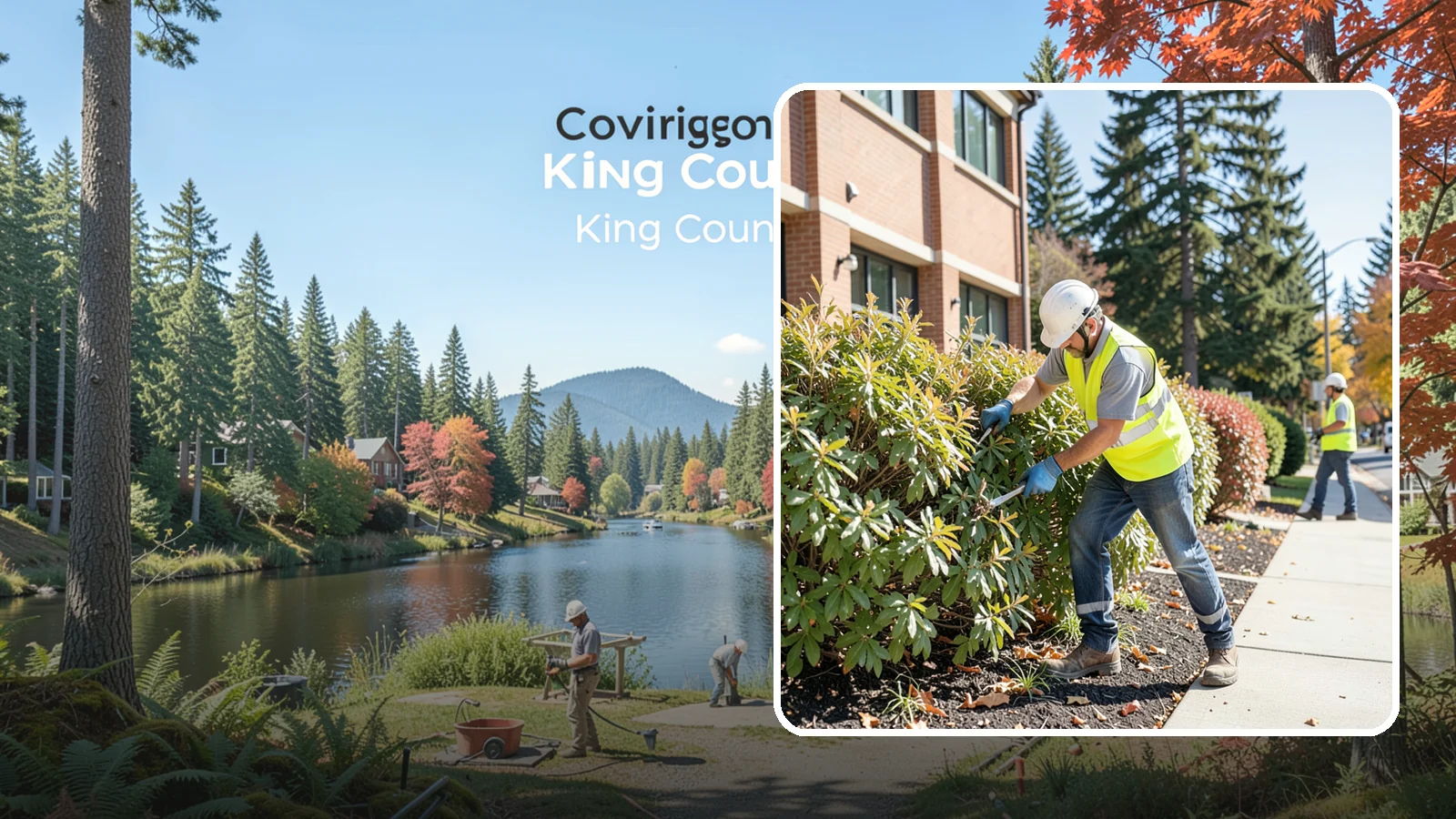 Shrub Maintenance in Covington, King County, WA - Professional pruning and care of public shrubs to keep plantings healthy, shaped, and clear of walkways.