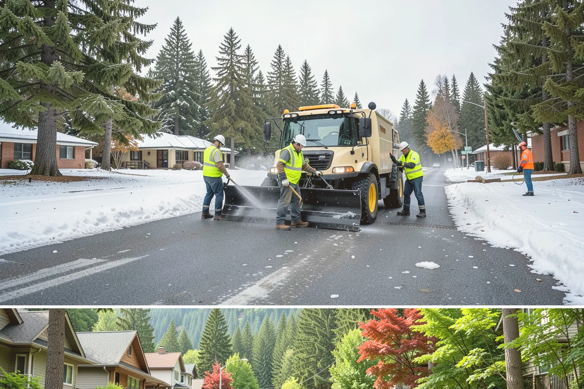 Shrub Maintenance in Darrington, Snohomish County, WA - Most structural pruning is done in late winter and early spring before growth flushes, with light shaping and clearance cuts...