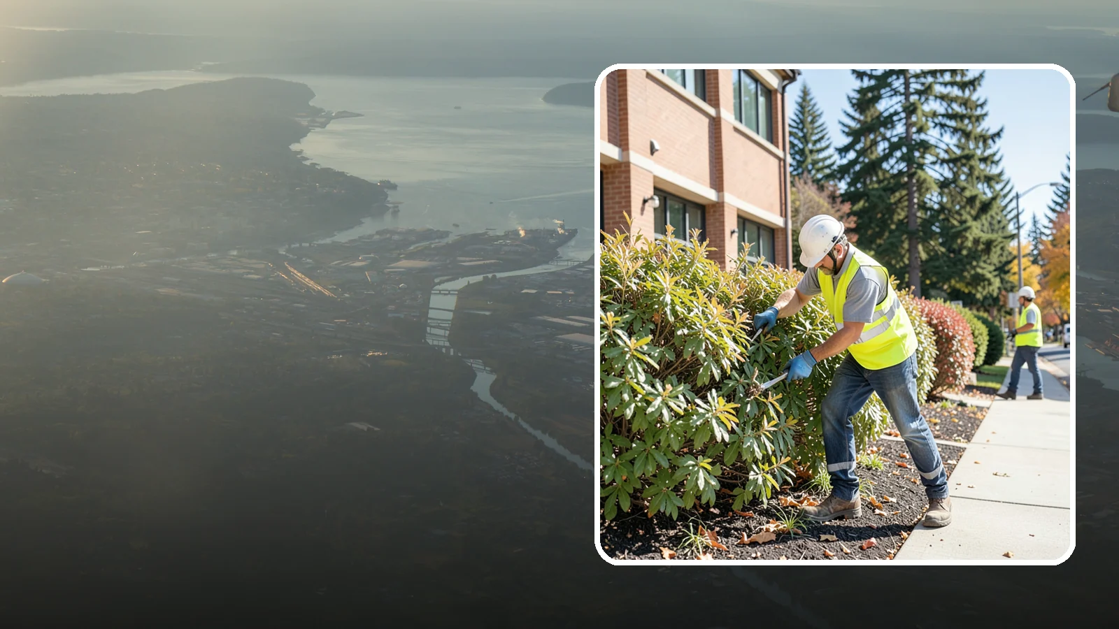 Shrub Maintenance in Fife, Pierce County, WA - Professional pruning and care of public shrubs to keep plantings healthy, shaped, and clear of walkways.
