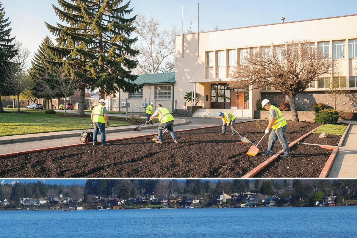 Shrub Maintenance in Lake Stevens, Snohomish County, WA - Most structural pruning is done in late winter and early spring before growth flushes, with light shaping and clearance cuts...