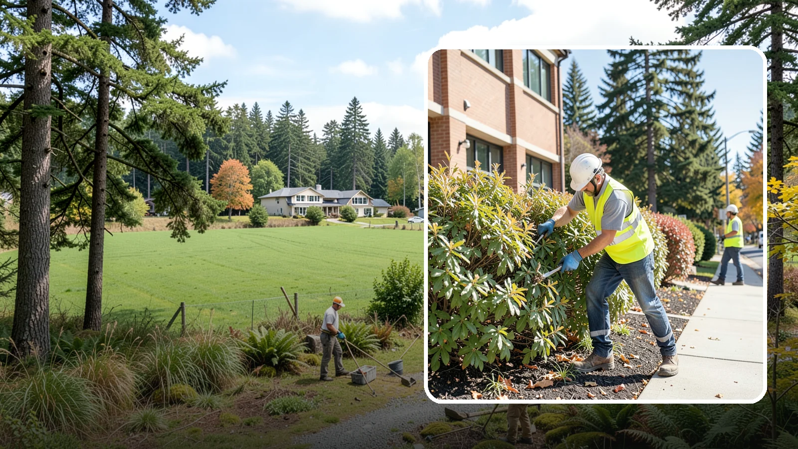 Shrub Maintenance in Lyman, Skagit County, WA - Professional pruning and care of public shrubs to keep plantings healthy, shaped, and clear of walkways.